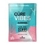 Vibes - Broad Spectrum CBD Gummies By CÜRE CBD 5ct