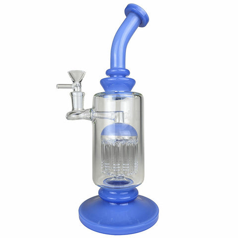 12" Dual Color Tree Perc Big Rig Water Pipe - with 14M Bowl
