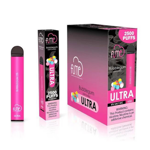 Fume Vapes Ultra 8ML 2500 Puffs- Bubble Gum