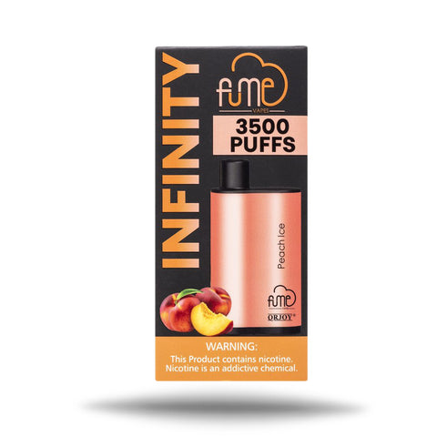 Fume Vapes INFINITY 12ML 3500 Puffs-  Peach Ice