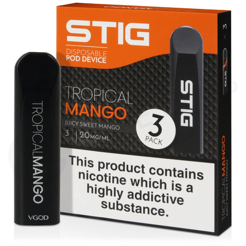 STIG AIO 1.2ML Disposable Salt Nicotine Pod- Tropical Mango